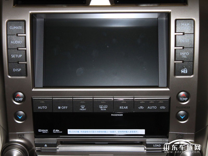 2011款 GX400 中控台